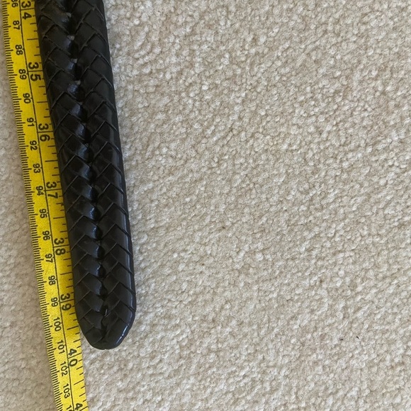 Coach black leather unisex belt size 38 , see measurements - Picture 3 of 7